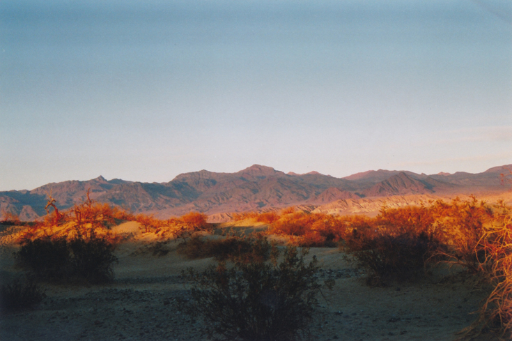 Красная пустыня I. Death Valley, Sands dunes