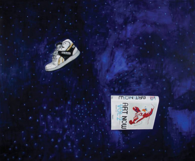 Рене Бахрах Кристофик "Искусство в космосе", живопись. Хорватия
