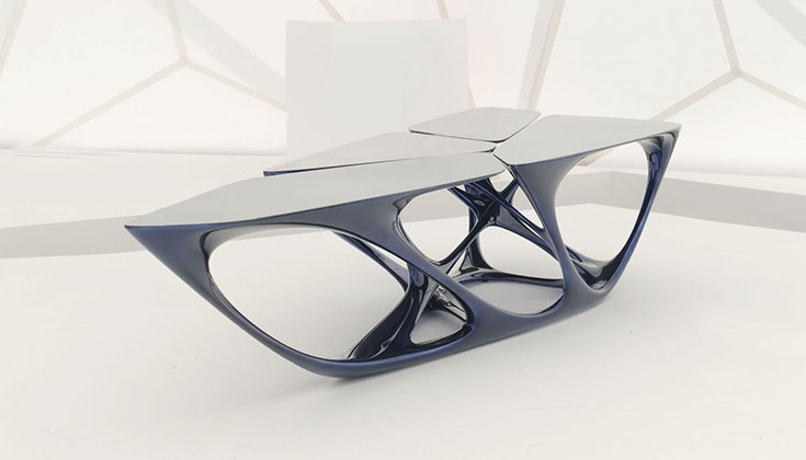Стол "Meta", дизайн Захи Хадид