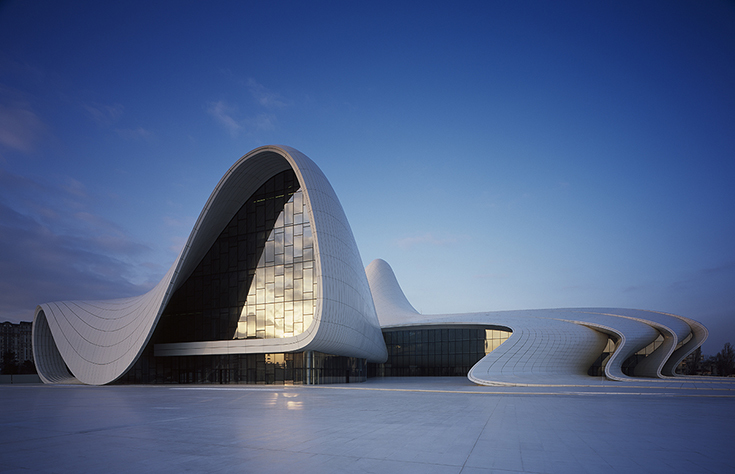 Центр Гейдара Алиева в Баку. Zaha Hadid Architects, 2014