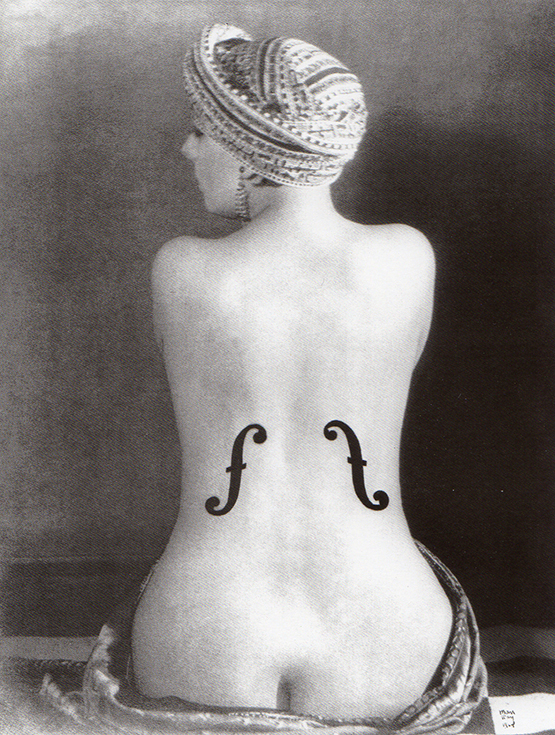 Ман Рэй. Скрипка Энгра, 1924