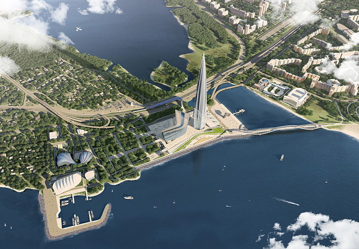 Конкурс на новую петербургскую набережную "Лахтинская гавань"