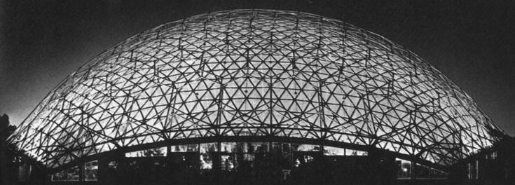 Купол "Климатрон" в Сент-Луисе в Миссури, 1960 год.