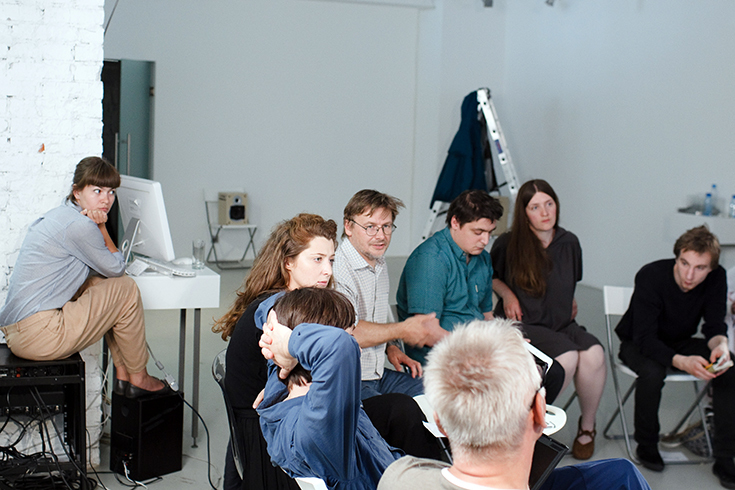 Встреча художников и учёных в лабораториях нейронаук Курчатовского института, 2011
