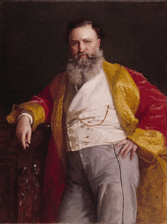 Портрет Исаака Зингера, Эдвард Гаррисон Мэй, 1869