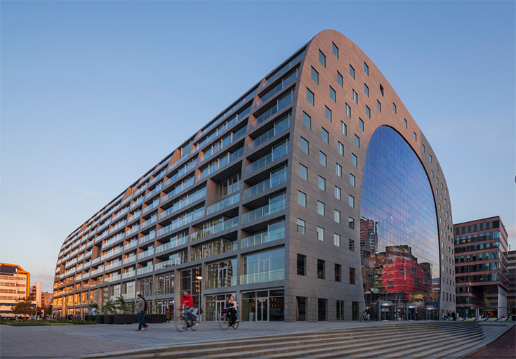 Здание рынка в Роттердаме, 2014. MVRDV