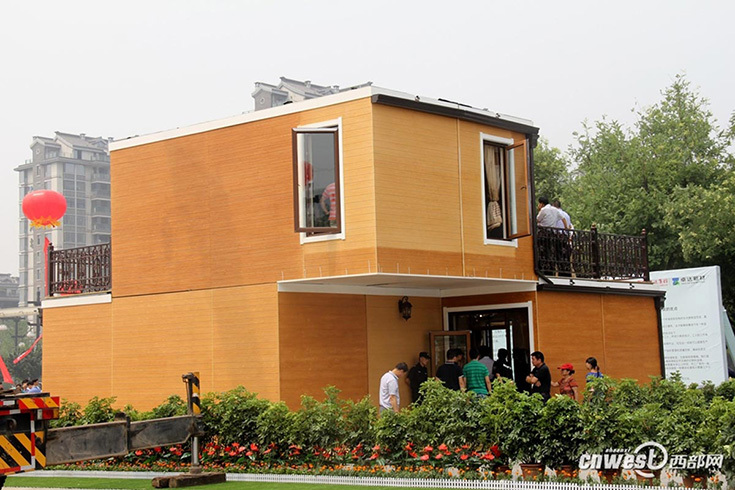 Двухэтажная вилла в Китае, построенная с применением 3D-печати