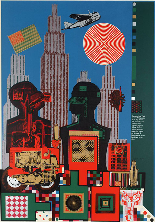 "Витгенштейн в Нью-Йорке" - Эдуардо Паолоцци, 1965