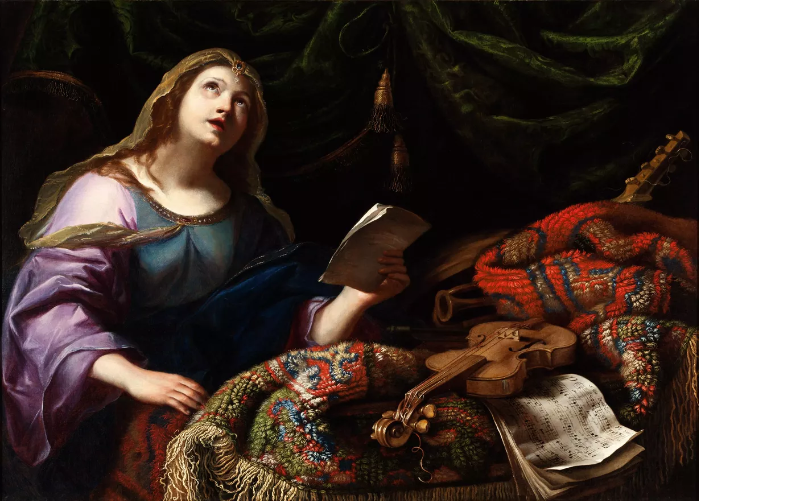 Франческо Нолетти. Святая Цецилия. Аллегория музыки