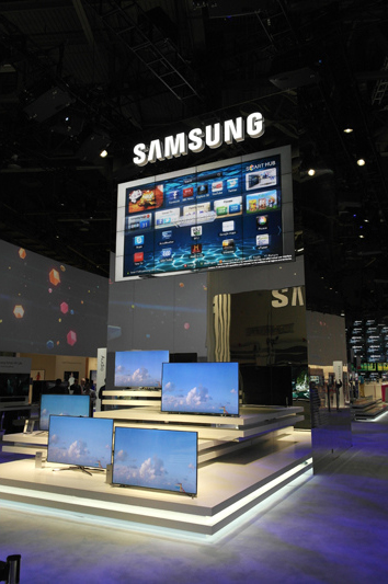 Стенд Samsung на CES 2013