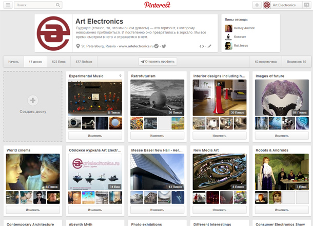 Art Electronics в Pinterest